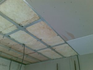 plaster boards on walls